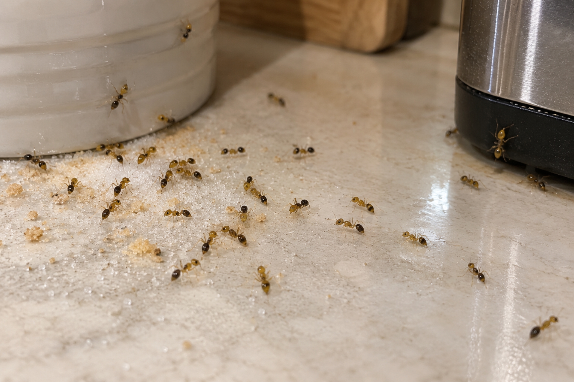 Why Ghost Ants Keep Appearing in Central Florida Kitchens and Bathrooms